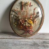 Frame dried flowers