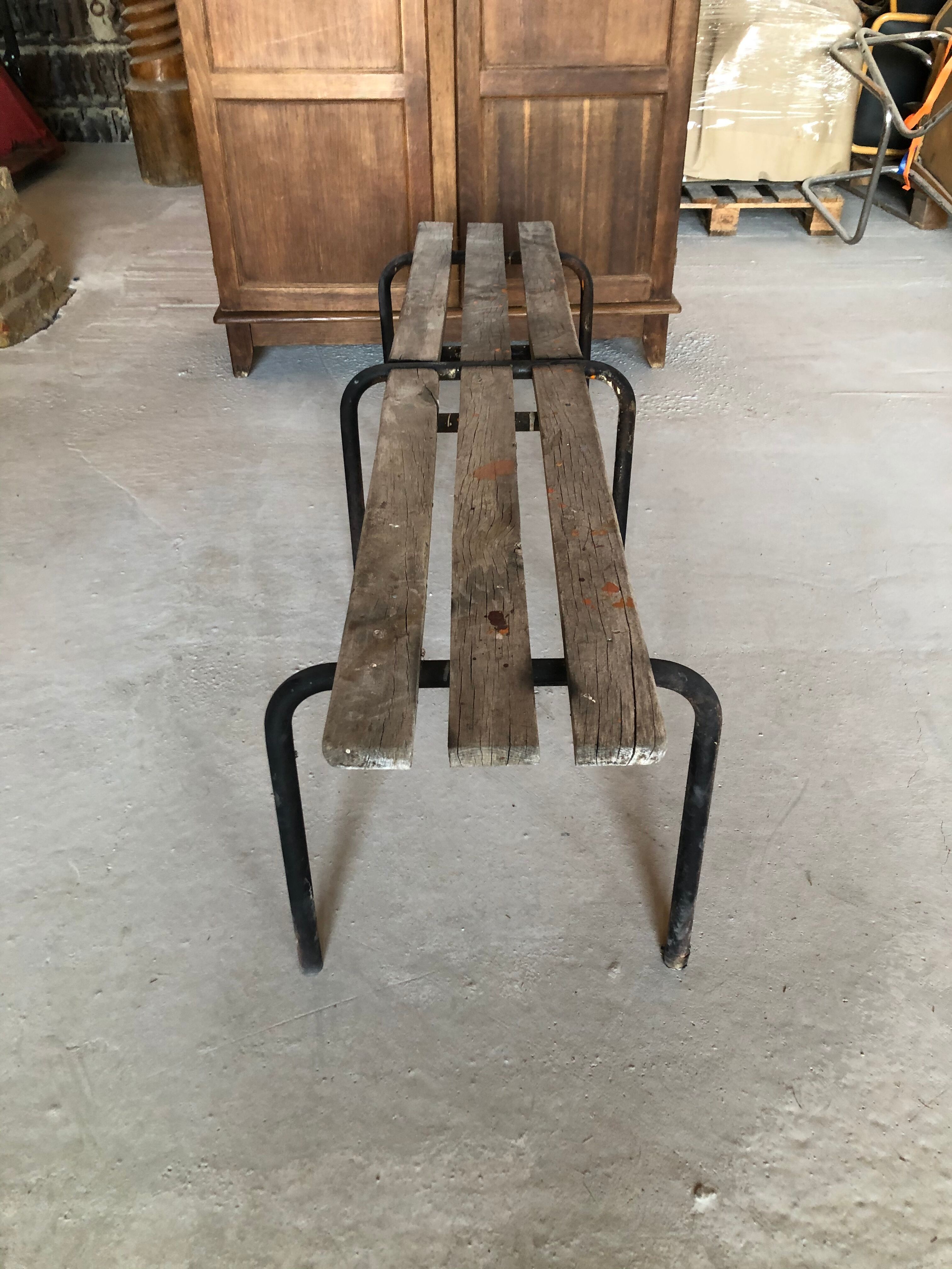 Vintage school bench