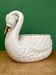 Cache pot cygne vintage en céramique