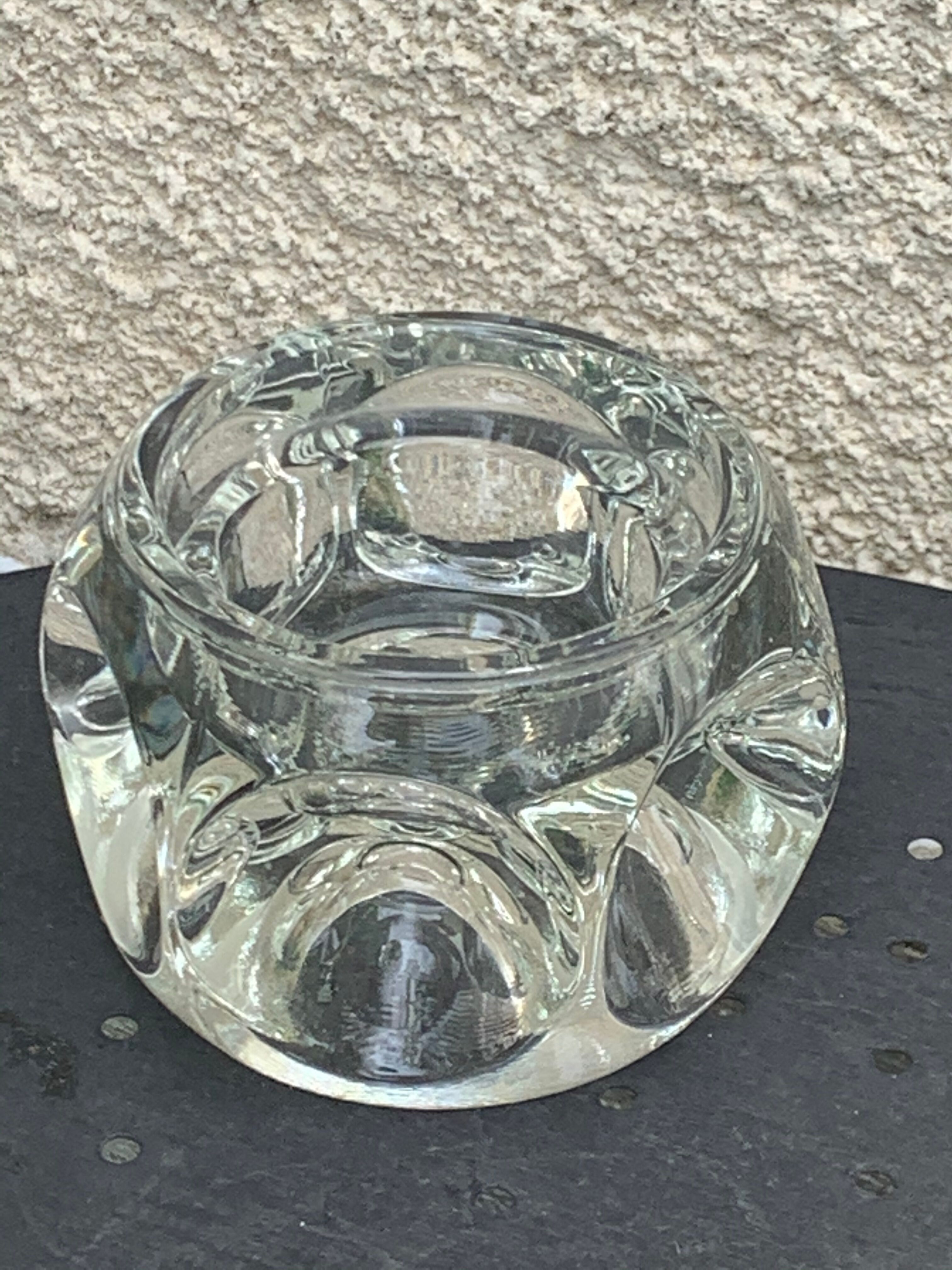 Glass ashtray 1970