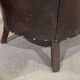 Art Deco period club lounge in leather and fabric seating