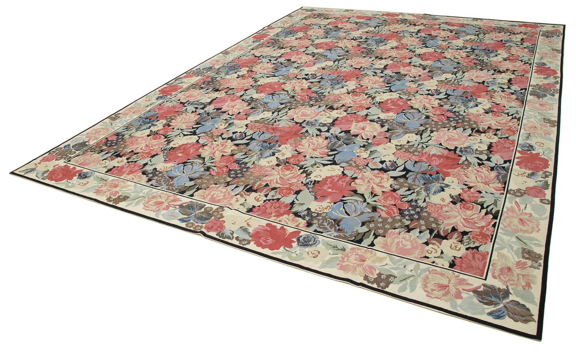 Handmade Vintage Flatweave Needlepoint Kilim 304 cm x 423 cm
