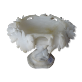 Napoleon III alabaster cut, 15 cm diameter