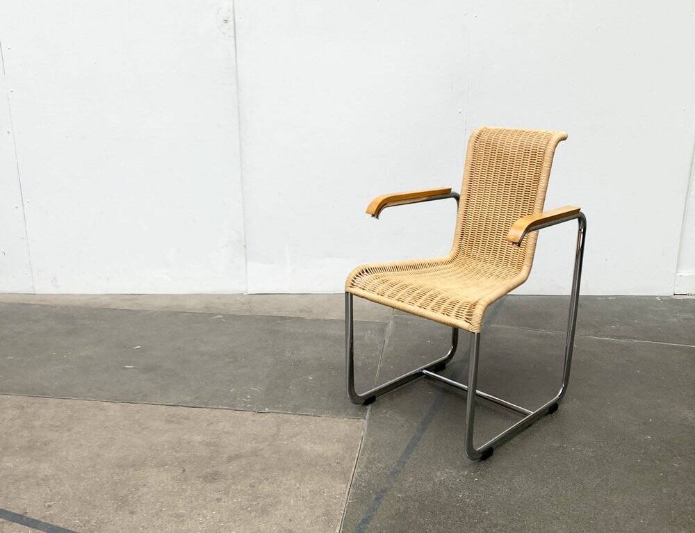 Vintage cantilever armchair D20 German by Tecta