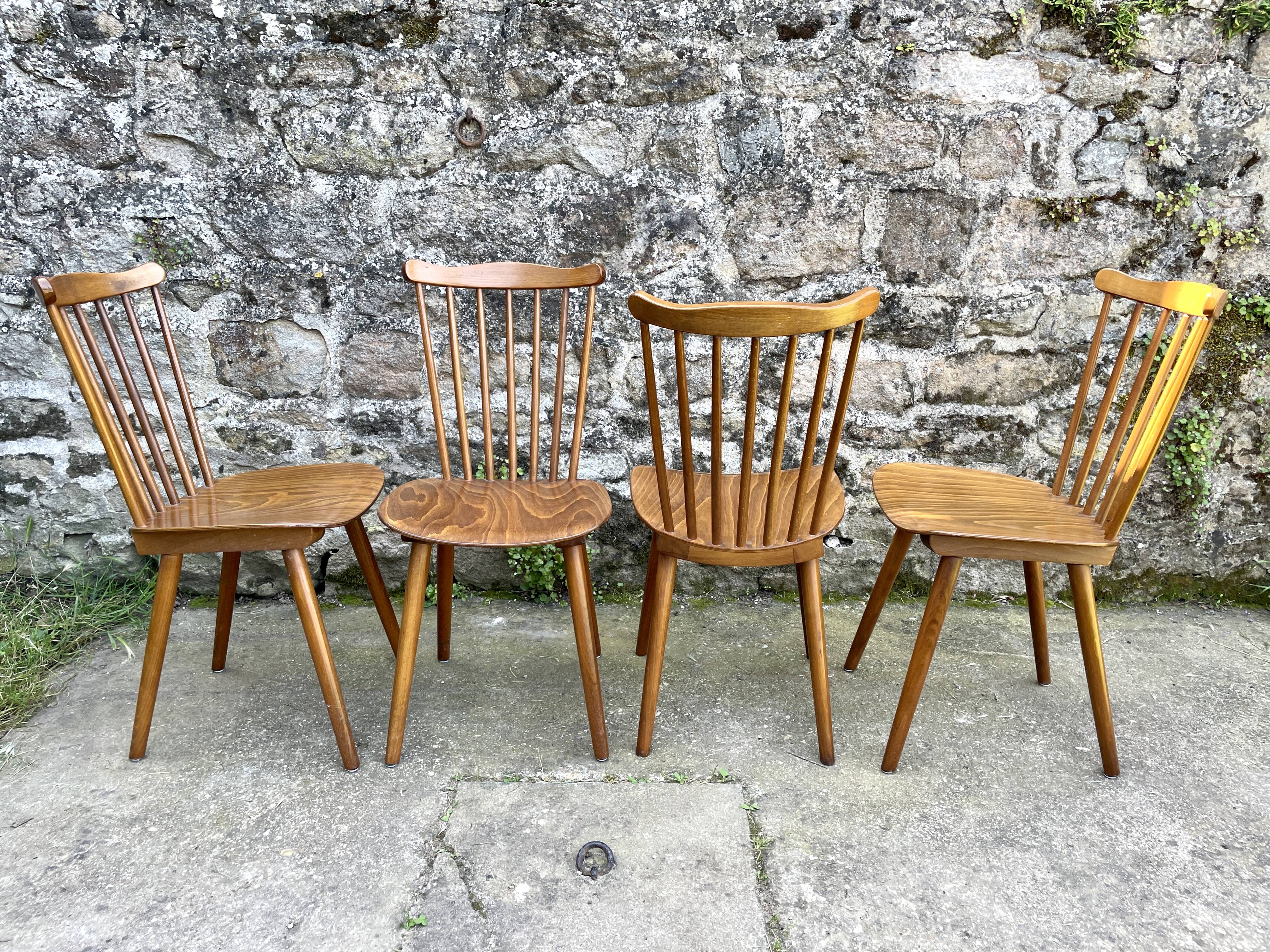 4 Baumann Menuet chairs