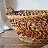 Large old wicker basket