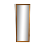 Miroir allongé en stuc doré années 60-70