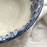 Flora pedestal bowl/salad bowl, Creil and Montereau, late 19th century