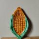 Vintage Corn Slush Plate Cup Vallauris Style