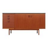 Enfilade en teck, design danois, années 60, fabriquée au Danemark