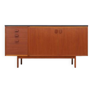 Enfilade en teck, design danois, années 60, fabriquée au Danemark
