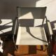 Chaise en métal tubulaire