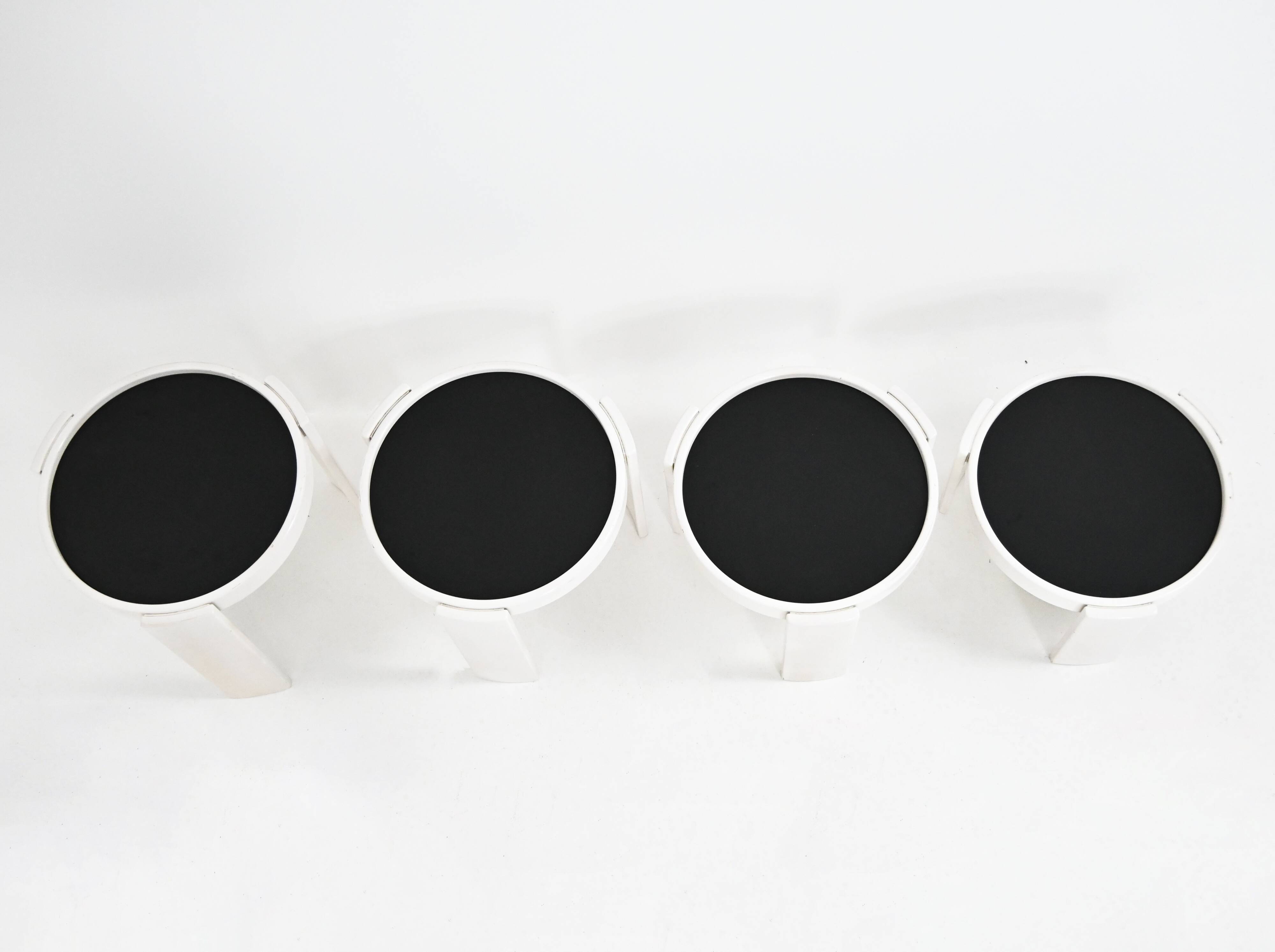 Nest tables model 780, created by Gianfranco Frattini for Cassina, year