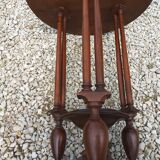 Sellette, table d'appoint en noyer