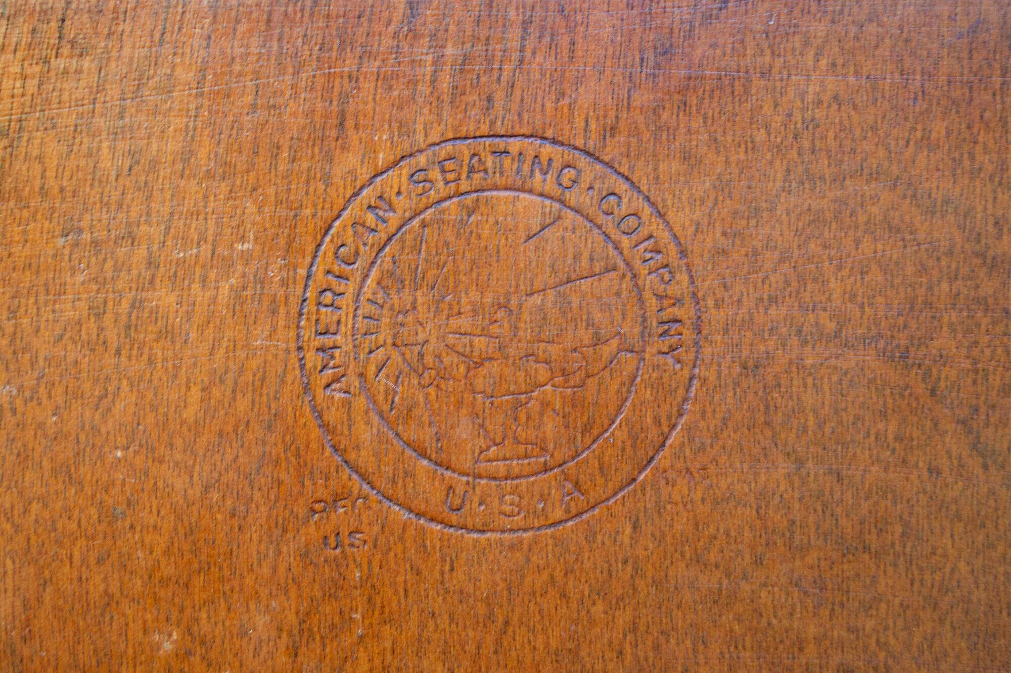 WWII chairs by American Seating Company Grand Rapids, 1940's