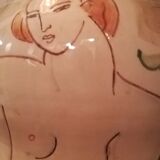 Vase en céramique par Michael kay signé et daté 2004.