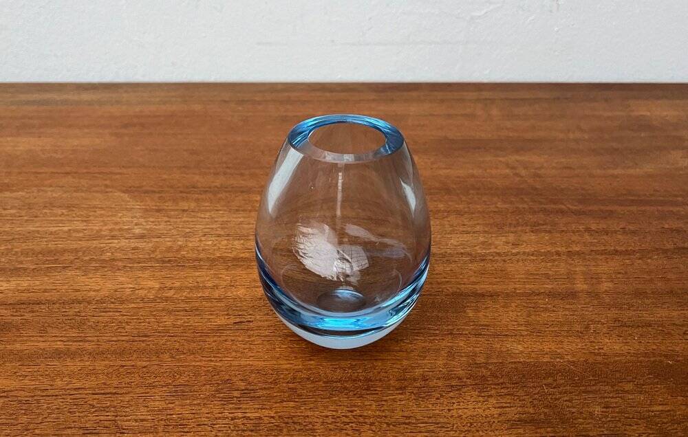 Glass vase from the Danish Hellas series by Per Lütken for Holmegaard, 1960s.