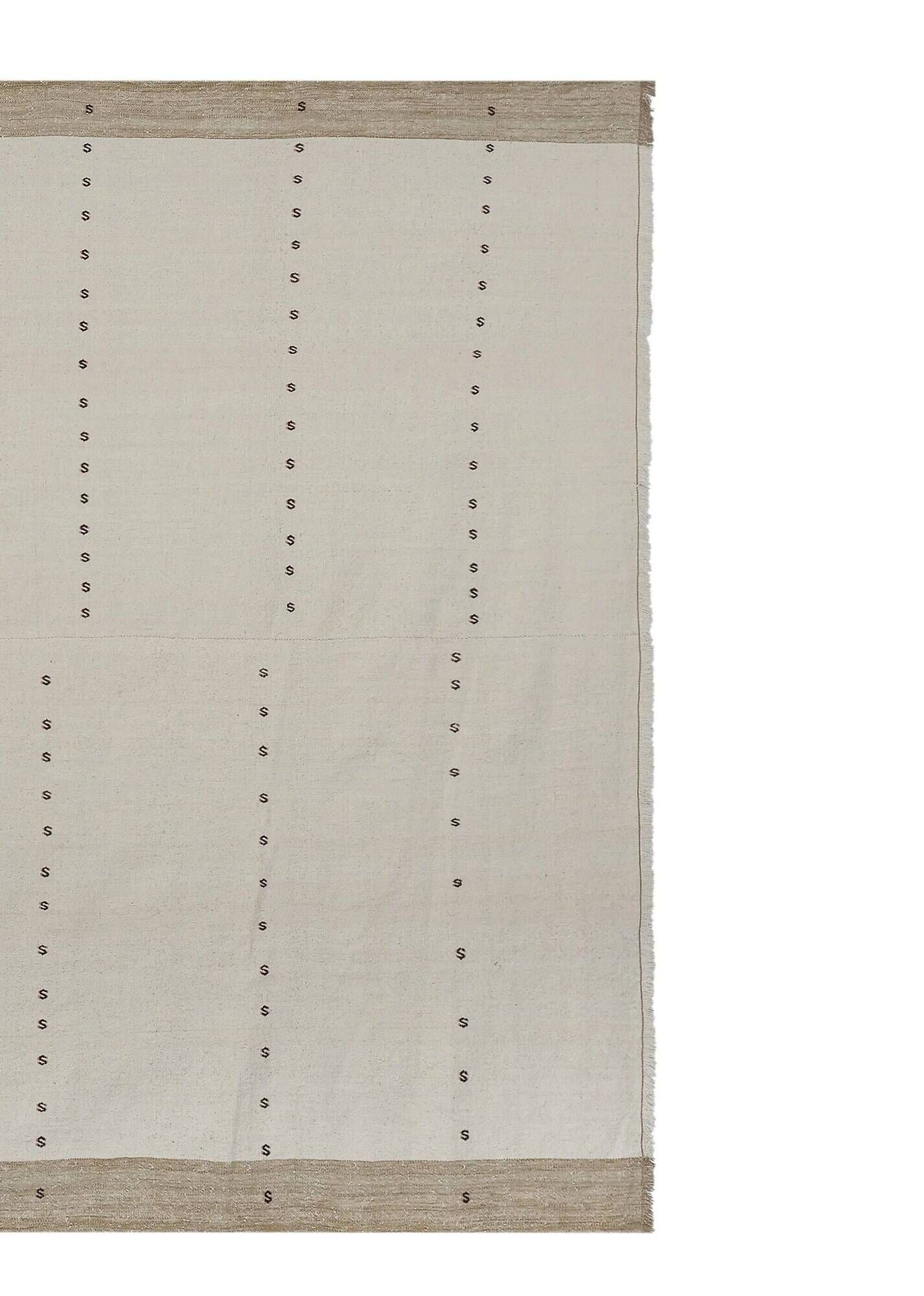 Vintage Turkish kilim, handwoven, 200x285 cm.