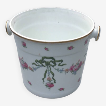 Rafraîchissoir porcelaine a fleurs