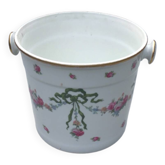 Rafraîchissoir porcelaine a fleurs