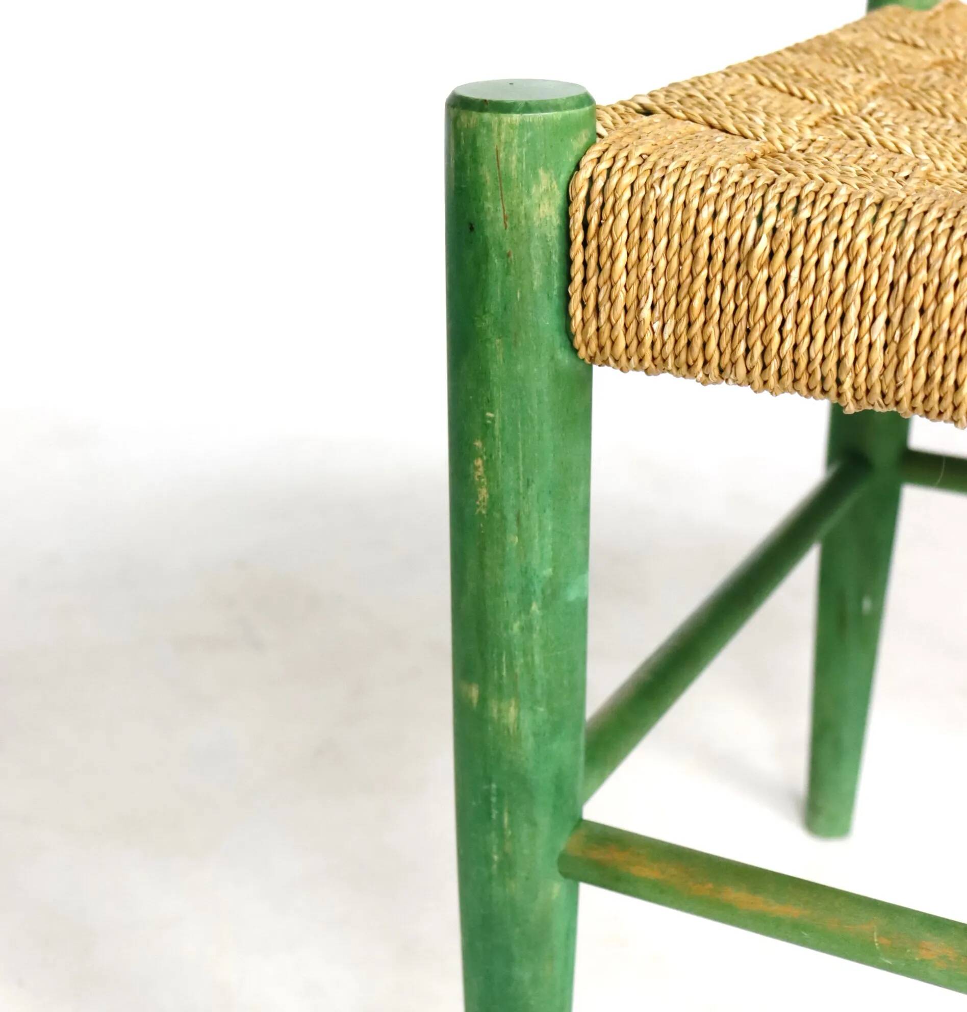 Scandinavian rope stool