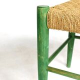 Scandinavian rope stool