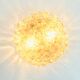 Large Mid-Century Amber Bubble Glass Ceiling Light by Helena Tynell, 1960s