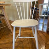 Chair J46 FDB Mobler in white beech