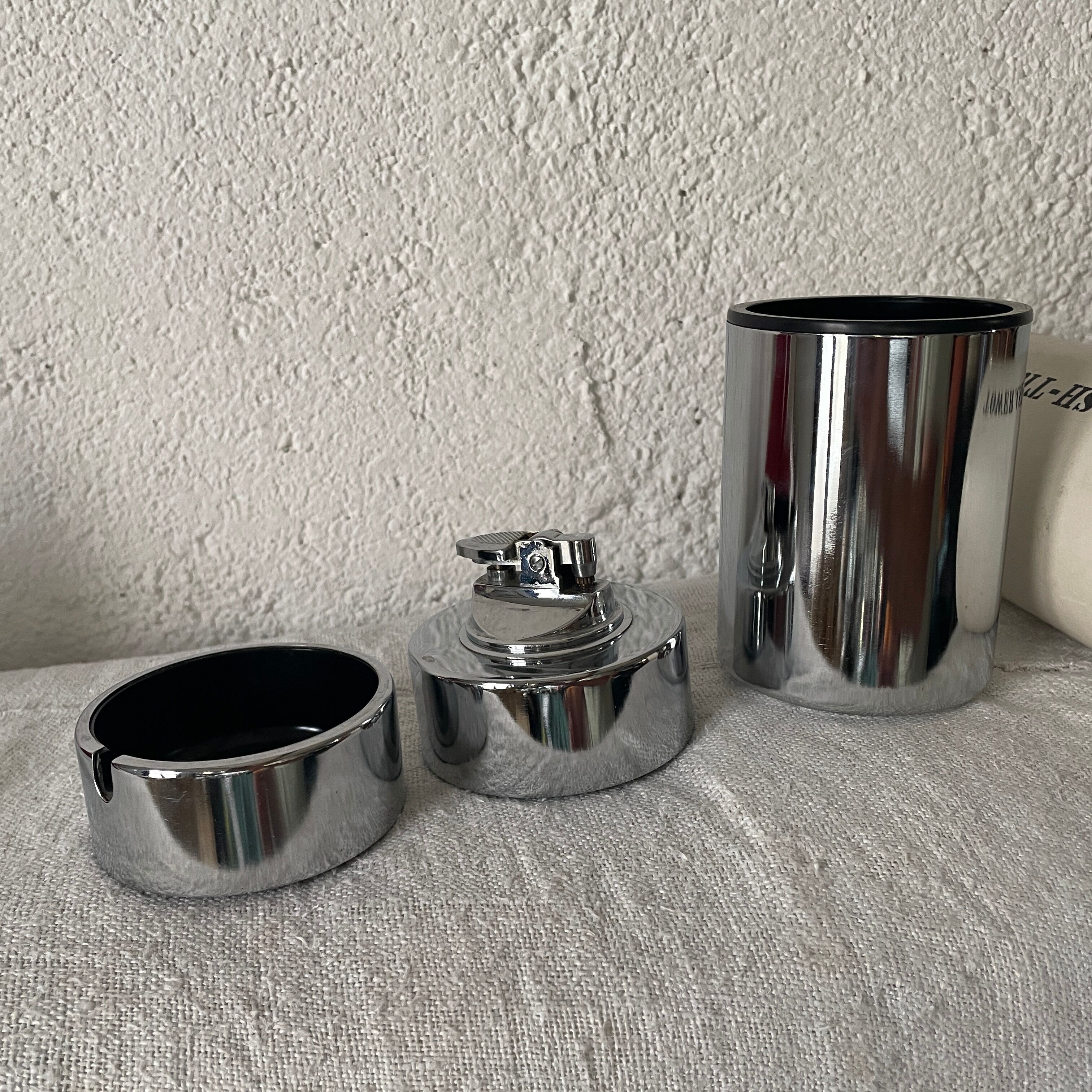 Ashtray Isamu Kenmochi lighter pencil holder vintage design 1970 70