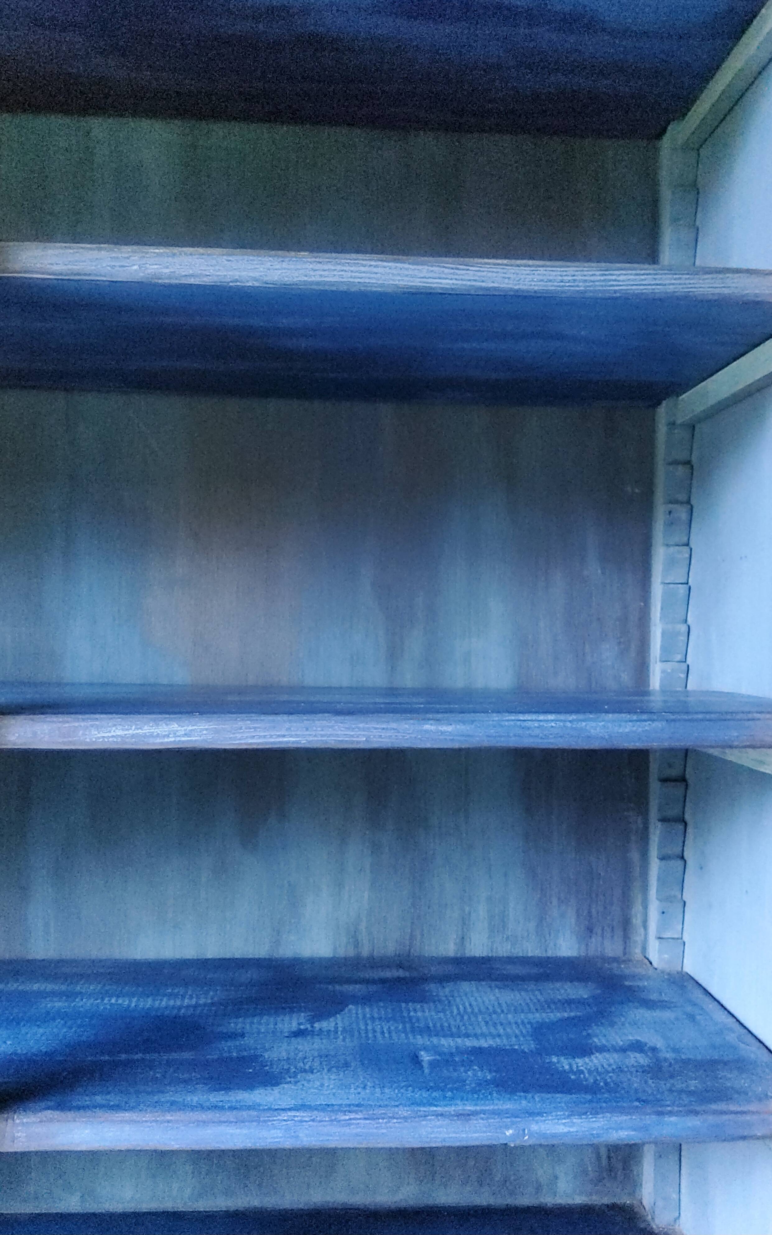 Glass-fronted bookcase