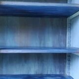 Glass library cabinet