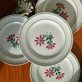 Set of 4 Céranord flat plates