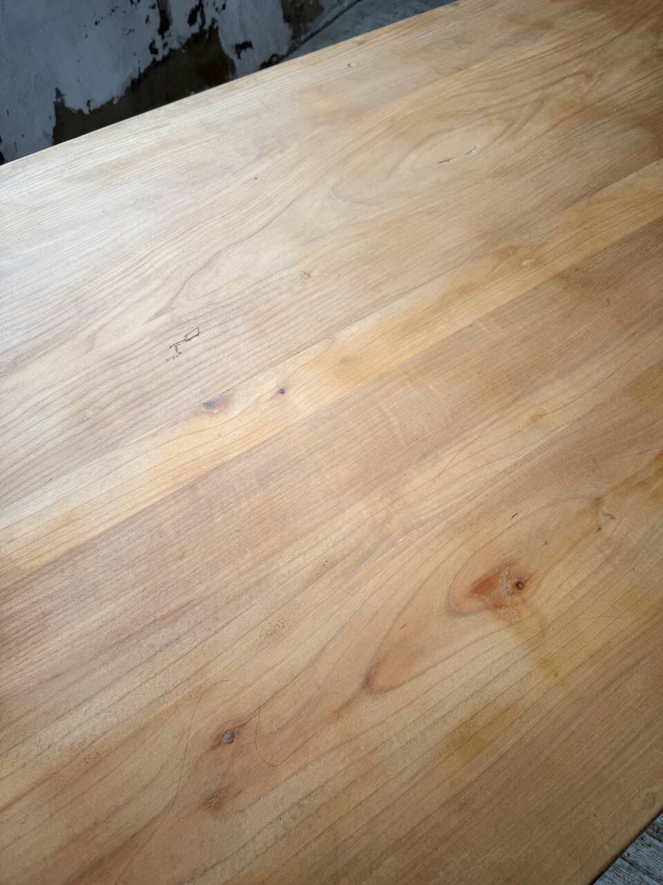 Table de ferme en merisier