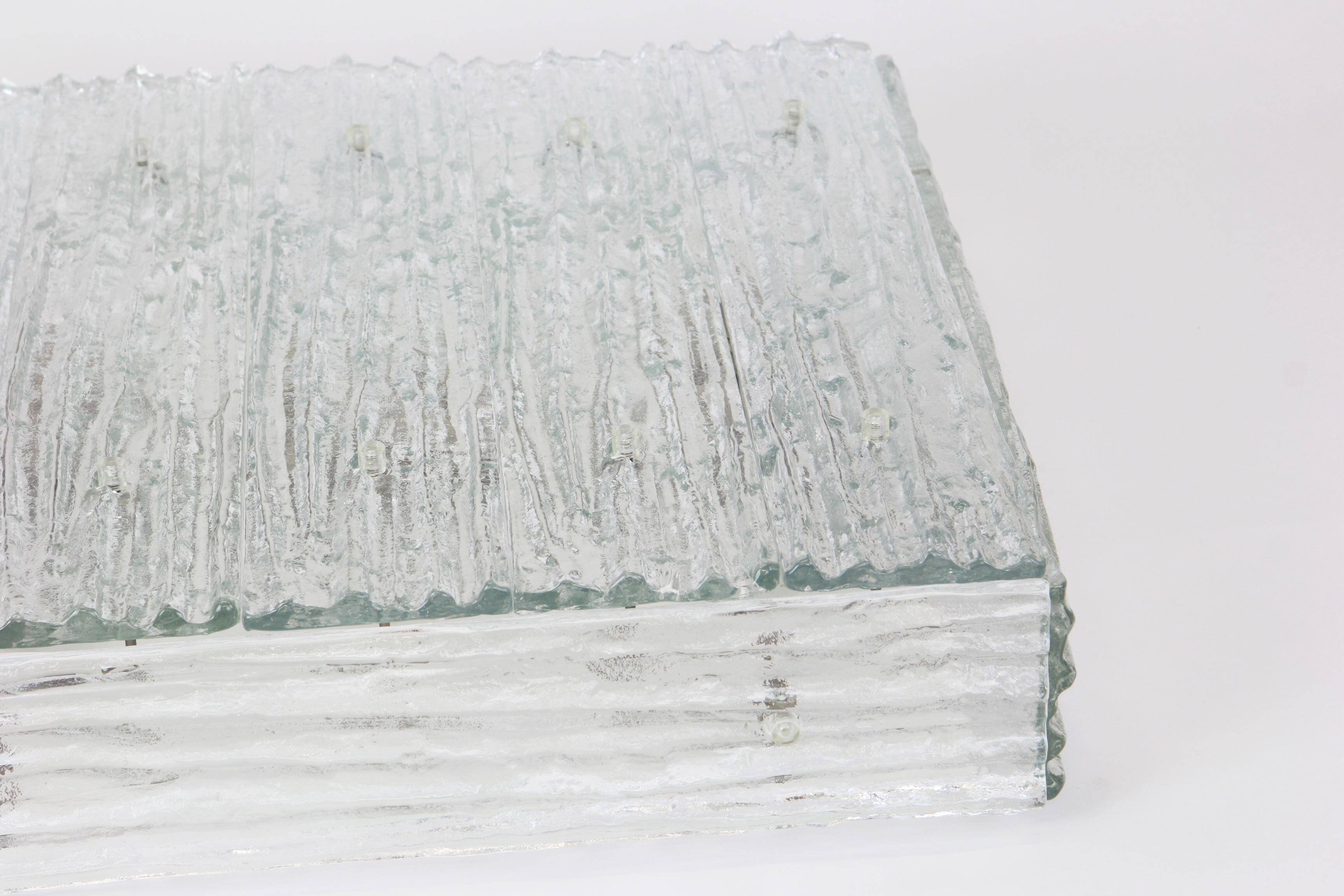 Murano glass ceiling lights by Kalmar, Austria, 1960s.