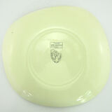 Ceramic serving dish - Bolbec floral decoration - Salins France - vintage 50s