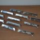 12 silver-plated knife rests