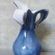 Gold and blue design vase Torcheux