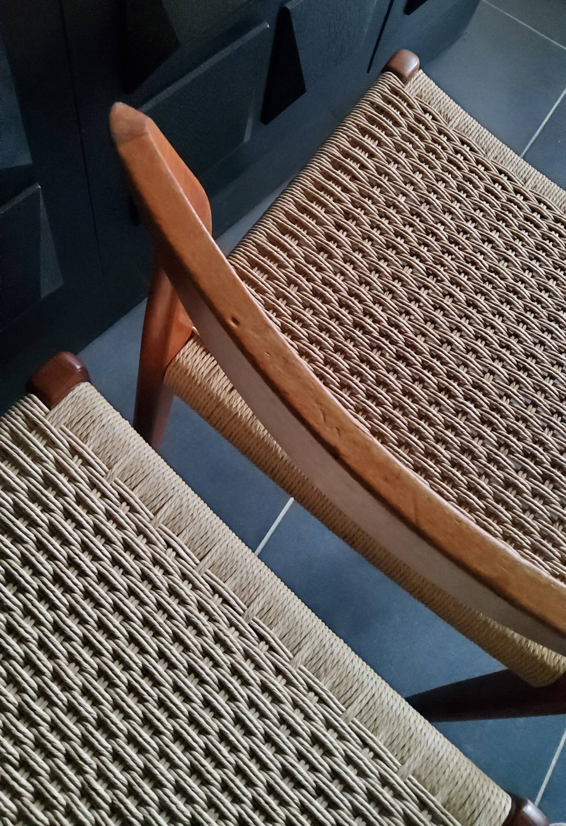 4 Niels Otto Møller model 71 chairs, Denmark 1950