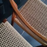 4 Niels Otto Møller model 71 chairs, Denmark 1950