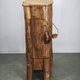 1960s French Brutalist Sculptural Solid Elm Wood Tree Trunk Cabinet