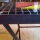 Table basse métal et carrelage année 50