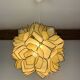 Mother-of-pearl flower suspension Rausch Capiz Germany, 70s