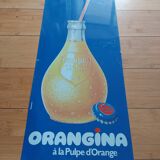 Orangina advertising plate