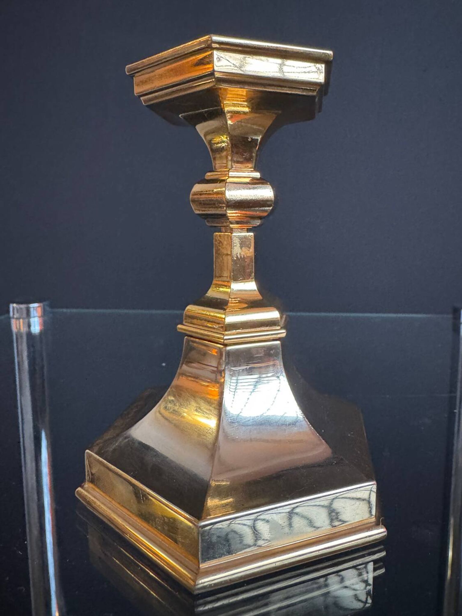 Golden Nagel candlestick from the 1970s.