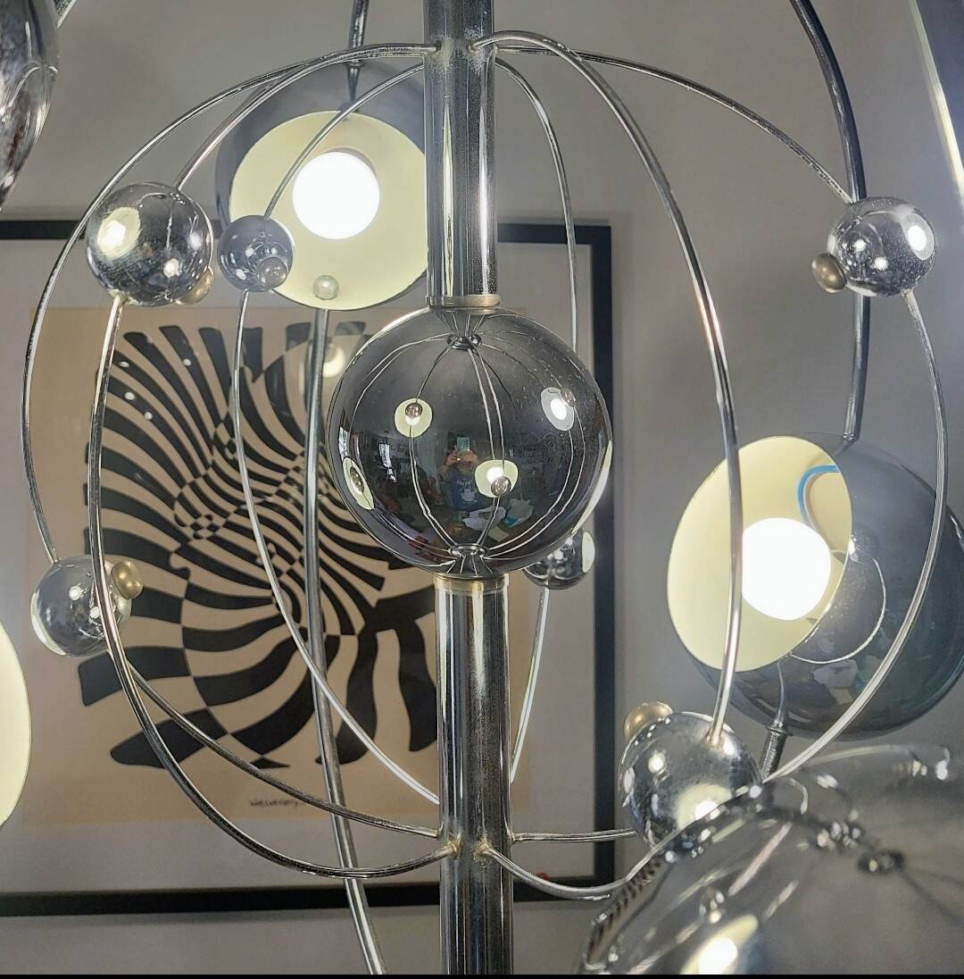 Italian Space Age chandelier, 1970s