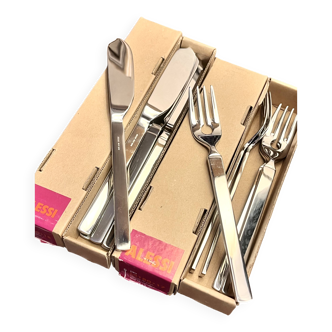Achille Castiglioni for Alessi Set Dry Fish Knives and Forks