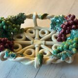 Earthenware slipware basket