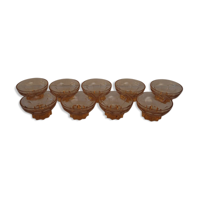 Coupes , verres 50's