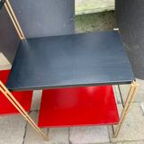 60's black and red String shelf