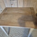 Farm table/desk solid wood wood and beige